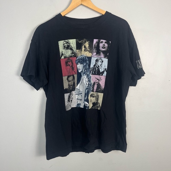 TAYLOR SWIFT Official Licensed THE ERAS TOUR Black T-Shirt Merchandise large - Picture 2 of 6